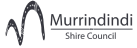 Logo of Murrindindi Shire Council featuring a stylized mountain design.