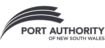 Logo of the Port Authority of New South Wales featuring stylized waves and text.